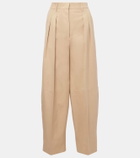 Altuzarra Dash high-rise cotton wide-leg pants