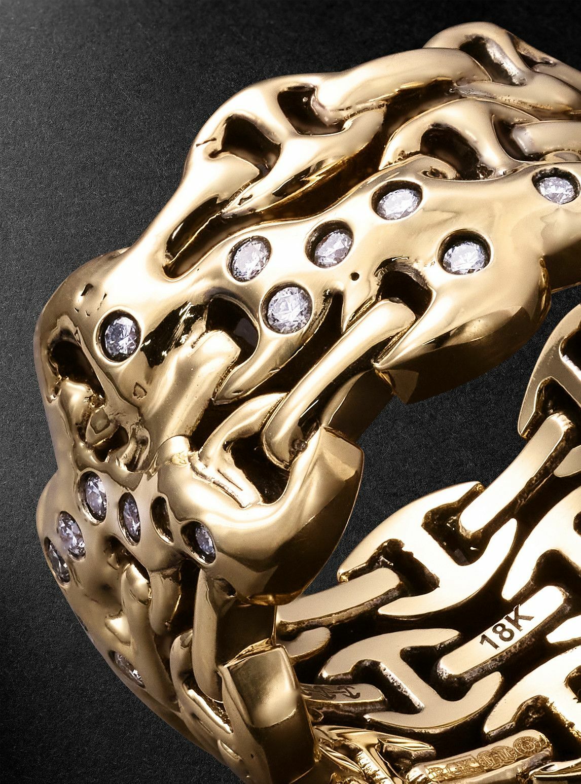 HOORSENBUHS - Sacred Melted Series 18-Karat Gold Diamond