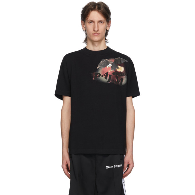 Photo: Palm Angels Black Eagle T-Shirt