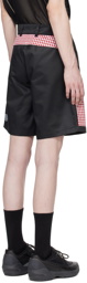 Olly Shinder Black Gingham Shorts