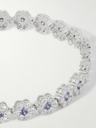 Hatton Labs - Daisy Silver Cubic Zirconia Tennis Bracelet