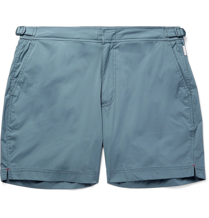 Photo: Orlebar Brown - Bulldog Sport Mid-Length Swim Shorts - Gray