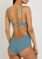 Nounou Zoe Gingham Swimsuit Blue