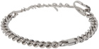 Jacquemus Silver Le Papier 'La Gourmette' Bracelet