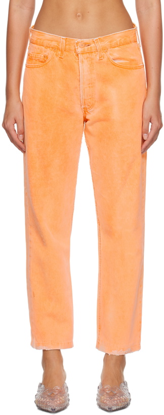 Photo: NotSoNormal Orange High Jeans