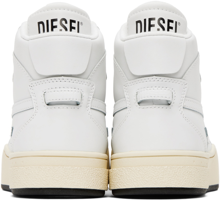 Diesel White S-Ukiyo Mid X Sneakers Diesel