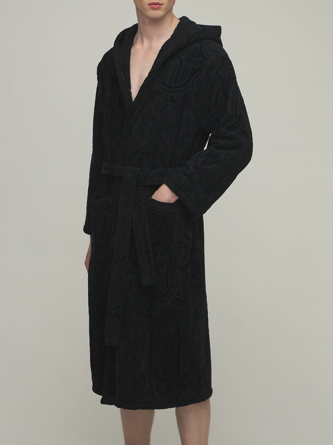 ROBERTO CAVALLI Araldico Cotton Bathrobe