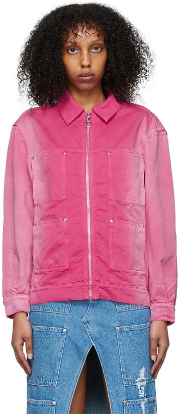 Photo: Lourdes Pink Cotton Jacket