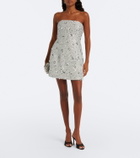 Simkhai Kit sequined tweed bustier dress