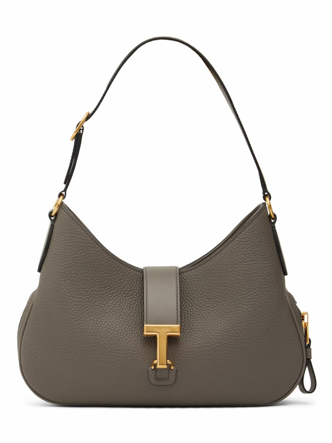 TOM FORD Medium Monarch Grain Leather Bag