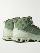 ON - Cloudrock 2 Waterproof Rubber-Trimmed Mesh Hiking Boots - Green