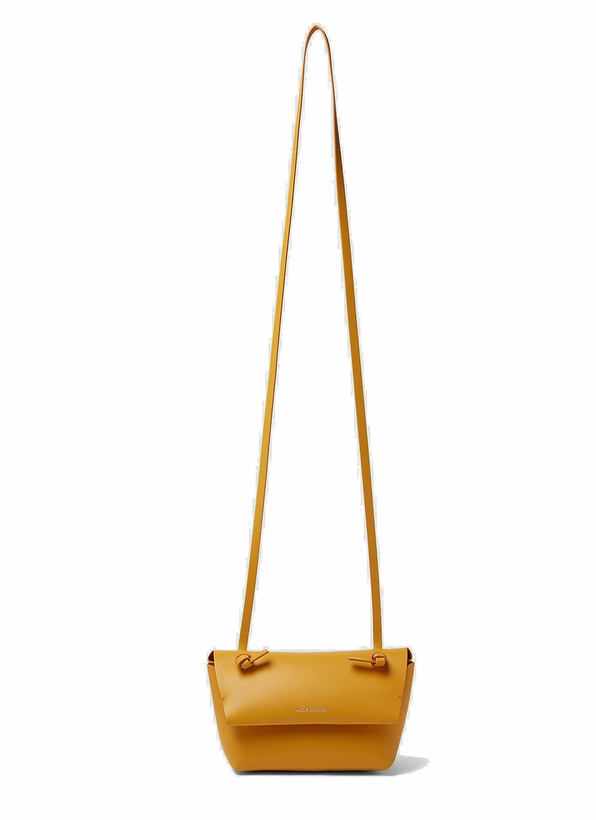 Photo: Knot Strap Small Shoulder Bag in Orange