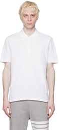 Thom Browne White RWB Polo