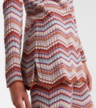 Rixo Brody chevron cotton top