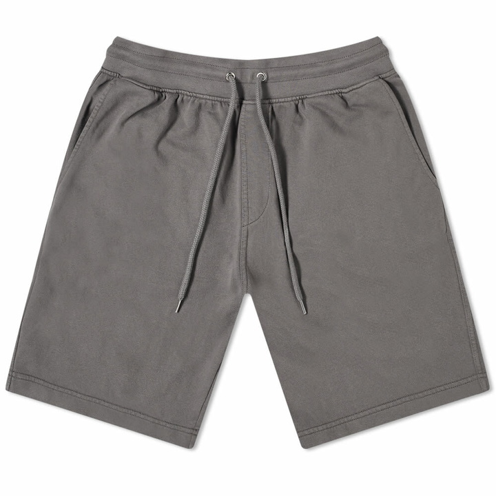 Photo: Colorful Standard Men's Classic Organic Sweat Short in Storm Grey