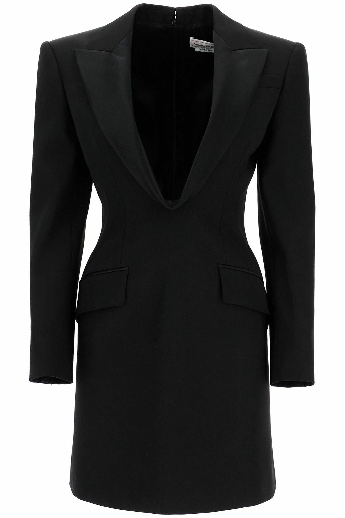 ALEXANDER MCQUEEN jacket-style mini dress Black Alexander McQueen