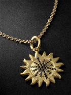 Elhanati - The Sun Gold Diamond Necklace