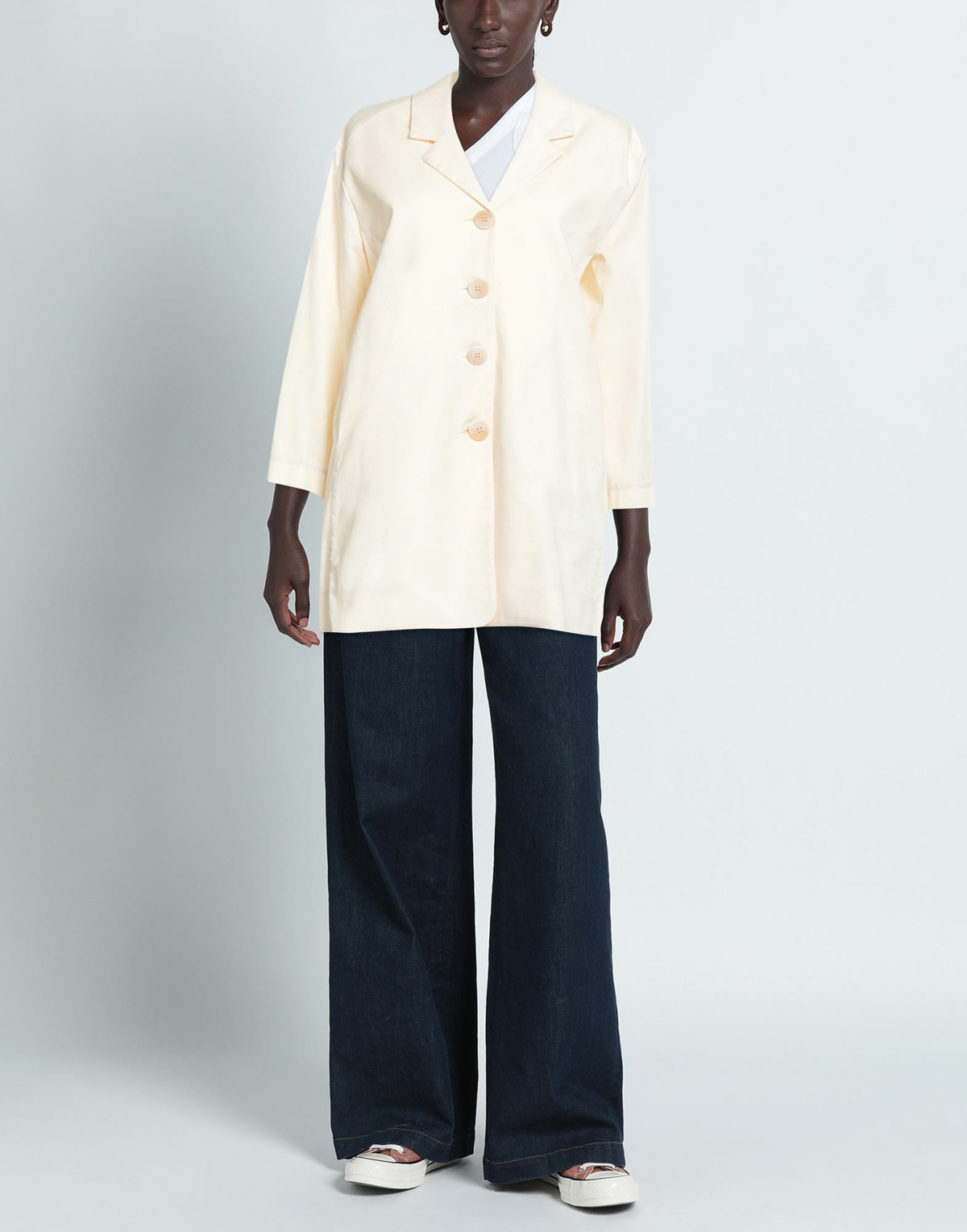 Alessia Santi Womens Jacket Cream