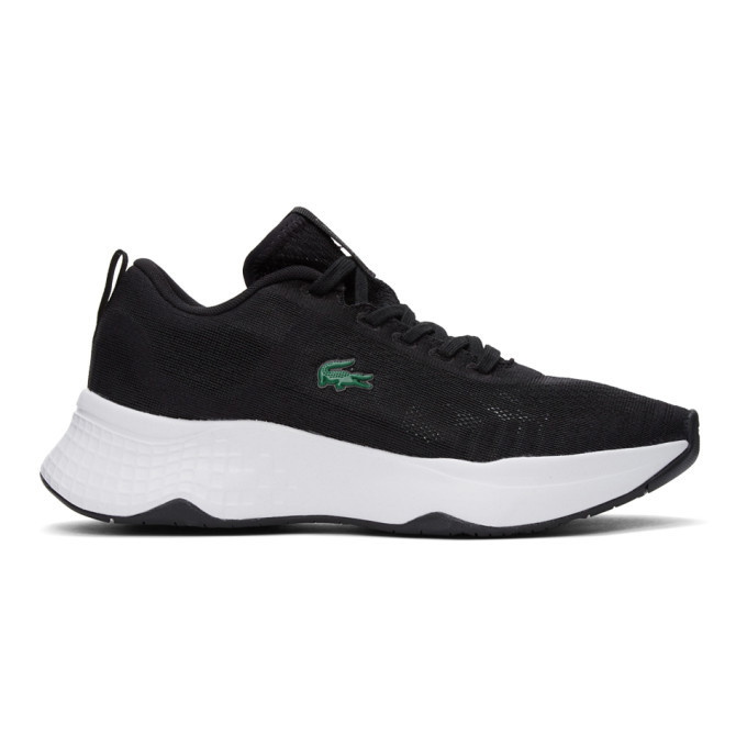 Photo: Lacoste Black Court-Drive Fly Trainer Sneakers