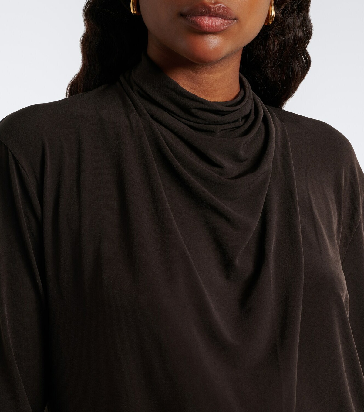 Vince Draped jersey top