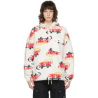 Li-Ning White Print Fleece Hoodie