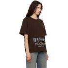 MM6 Maison Margiela Brown Printed T-shirt