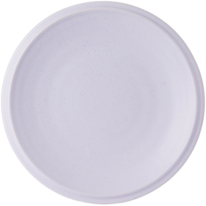 Photo: BKLYN CLAY SSENSE Exclusive Purple Saturn Dinnerware Chicken Dinner Plate