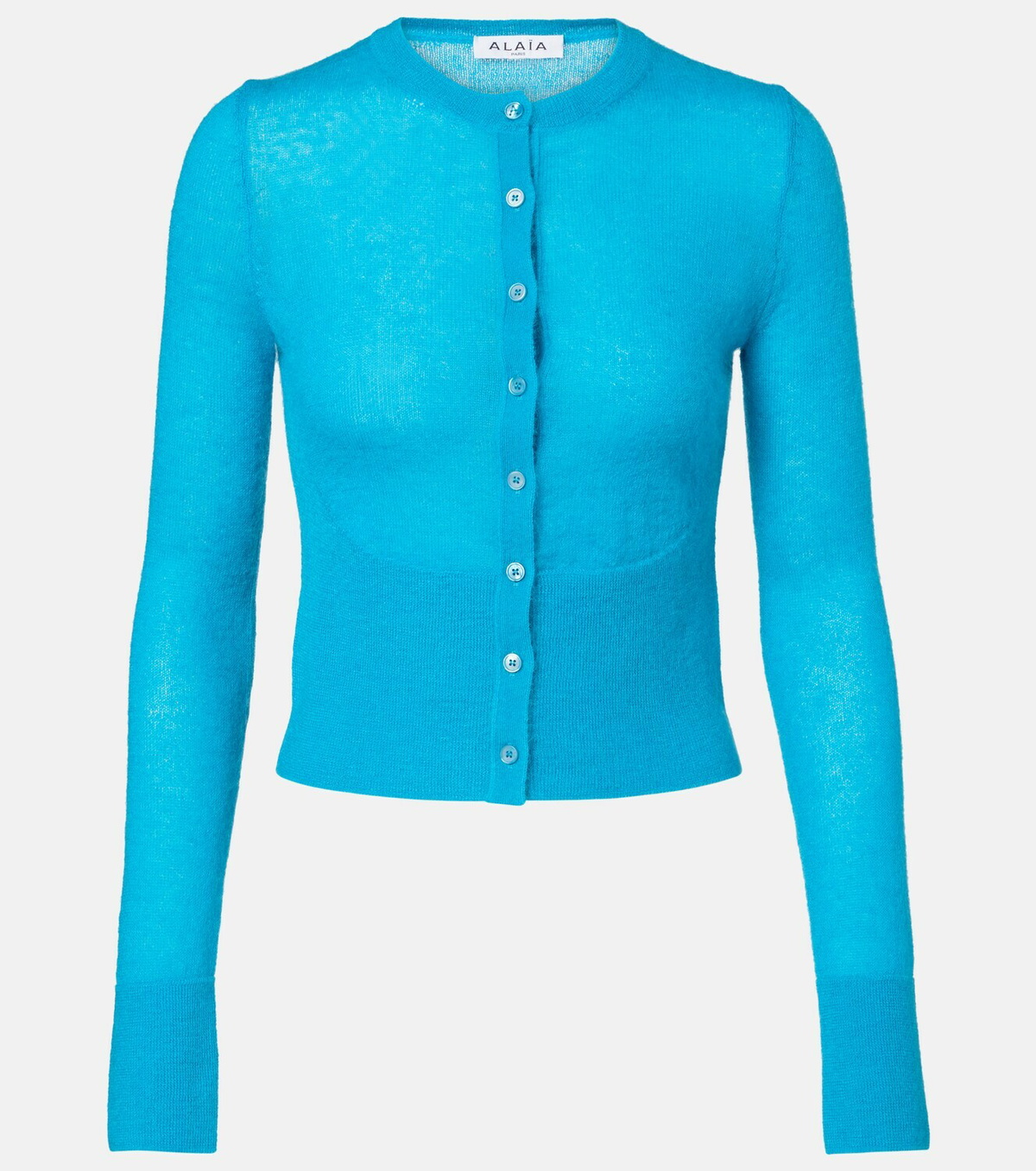 Alaïa Mohair and wool-blend cardigan