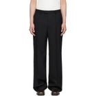 Second/Layer Black Relaxed Primo Trousers