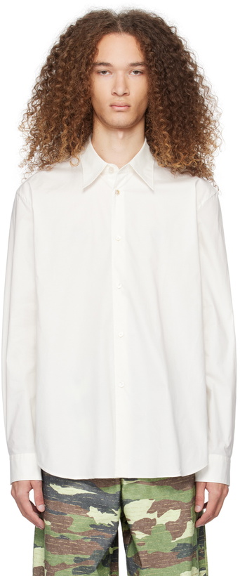 Photo: Acne Studios White Button-Up Shirt