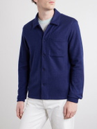 TOM FORD - Logo-Embroidered Cashmere Shirt - Blue