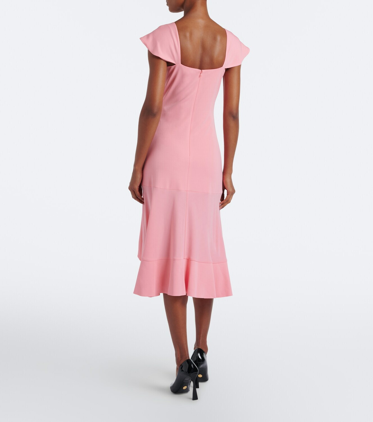 Stella McCartney Frill trim midi dress