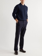 Drake's - Merino Wool Sweater - Blue