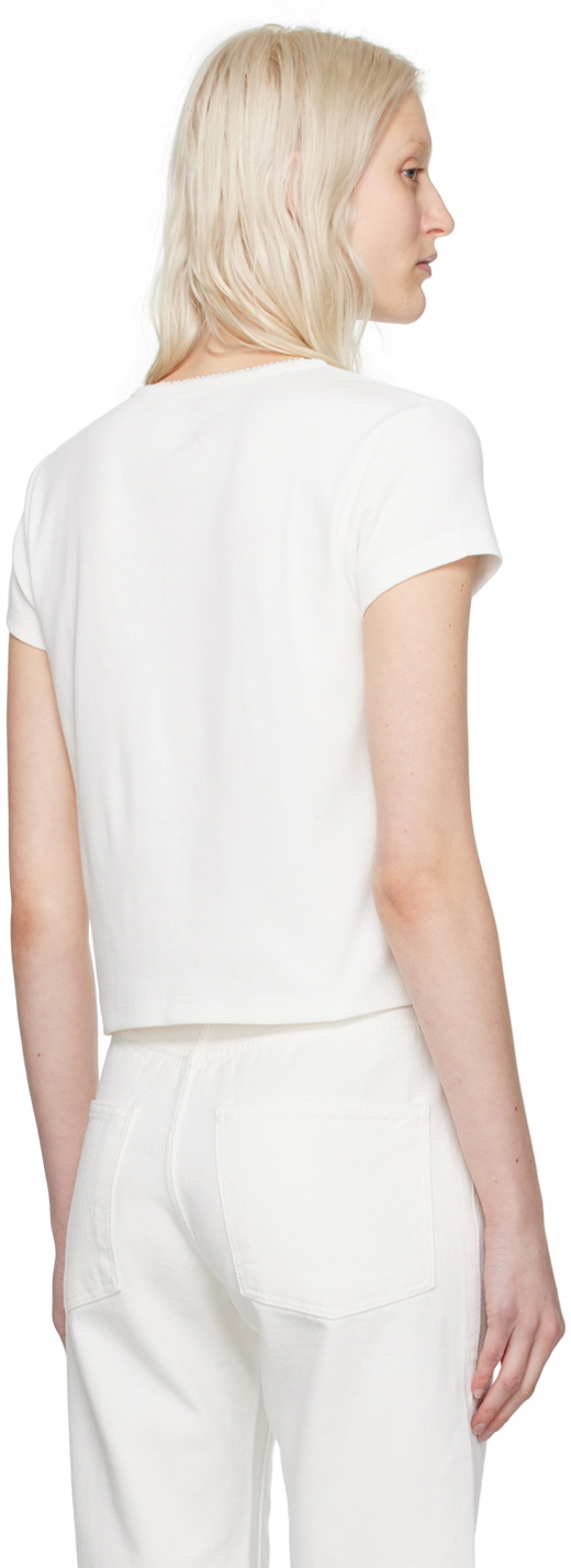 Nothing Written White Preta T-Shirt