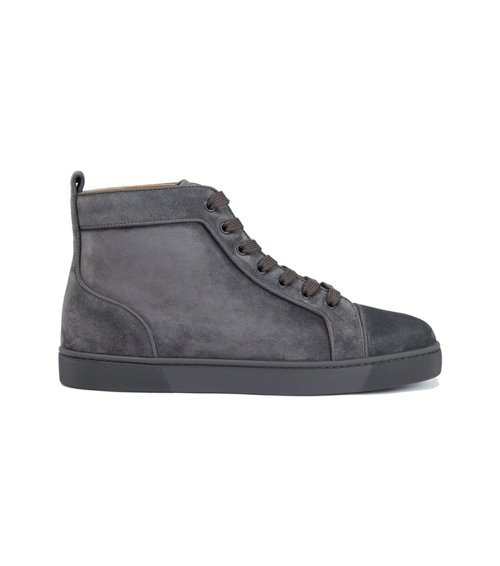 Photo: Christian Louboutin - Louis suede high-top sneakers