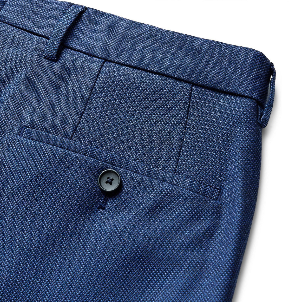 Hugo Boss - Novan/Ben Slim-Fit Virgin Wool Suit Trousers - Blue