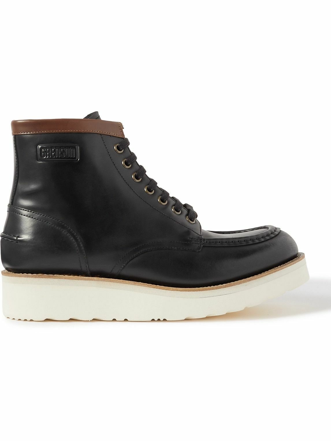 Photo: Grenson - Asa Leather Derby Boots - Black