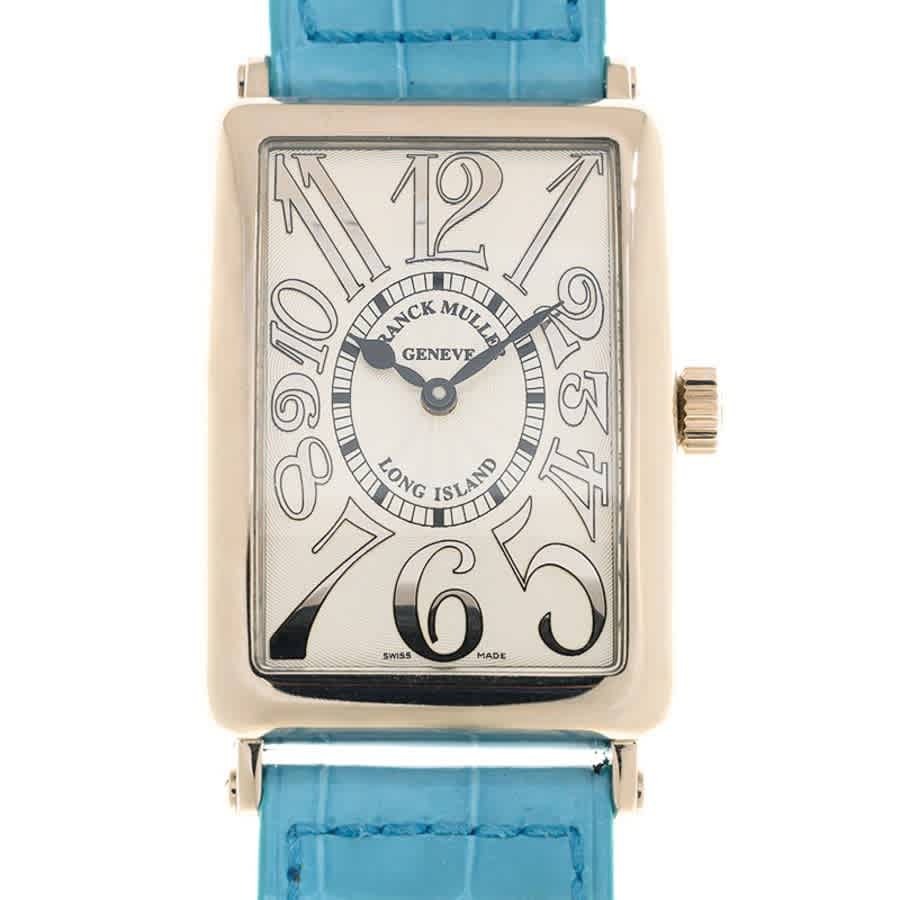 Franck Muller Long Island Automatic Silver Dial Unisex Watch 1000SCREL(OG) -LIGHT BL STRAP