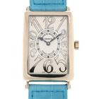 Franck Muller Long Island Automatic Silver Dial Unisex Watch 1000SCREL(OG) -LIGHT BL STRAP