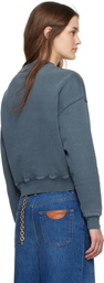 Chloé Blue Short Logo Sweatshirt