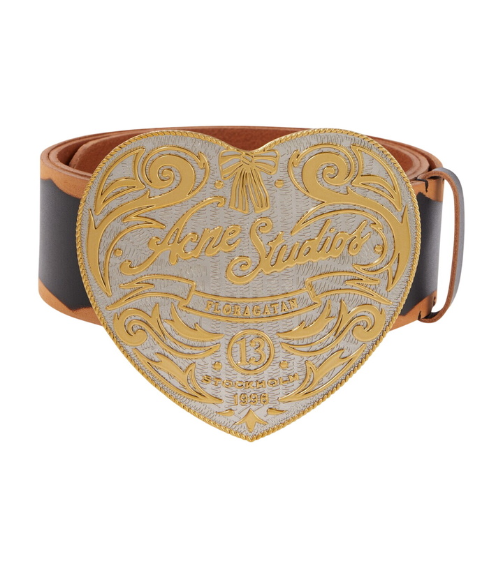 Photo: Acne Studios Logo leather belt
