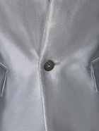 Sapio Lurex Fabric Jacket In Silver