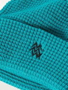 Manresa - Logo-Embroidered Waffle-Knit Wool Beanie