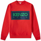 Kenzo Men's Box Logo Crew Sweat in Medium Red