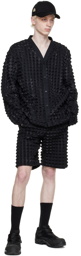 Kanghyuk Black Polyester Shorts