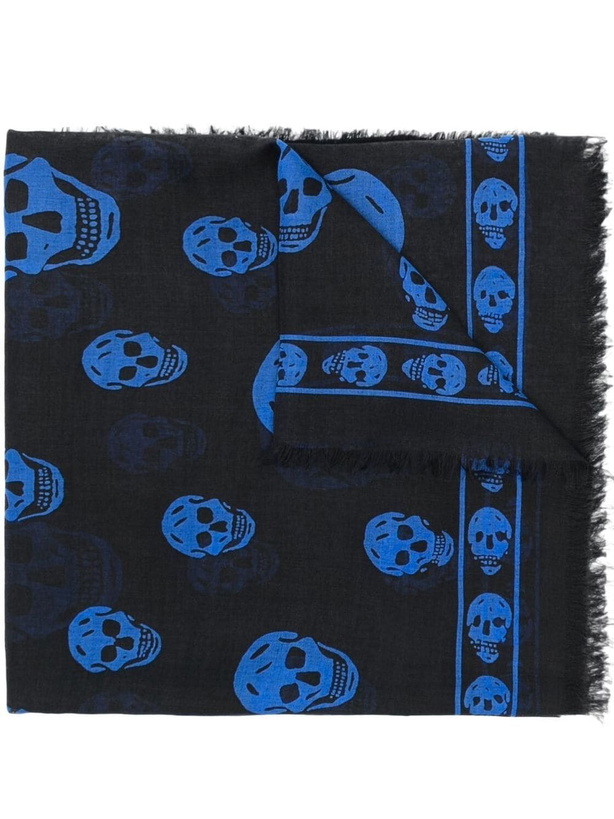 Photo: ALEXANDER MCQUEEN - Skull Print Scarf