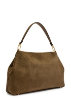Toteme T-lock Suede top Handle bag - Taupe - One Size