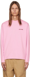 Jacquemus Pink Le Chouchou 'Le T-Shirt Pavane Manche Longues' Long Sleeve T-Shirt