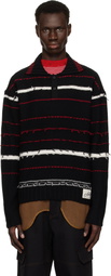 Andersson Bell Black Stripe Polo