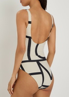 Toteme Logo-monogrammed Swimsuit Pattern